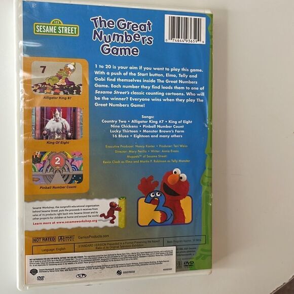Sesame Street 3 DVD learning bundle. Preschool. - Picture 5 of 9